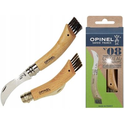 NÓŻ SKŁADANY OPINEL No 8 INOX MUSHROOM NA GRZYBY DO ZBIERANIA GRZYBÓW NÓŻ SKŁADANY OPINEL No 8 INOX MUSHROOM NA GRZYBY DO ZBIERANIA GRZYBÓW