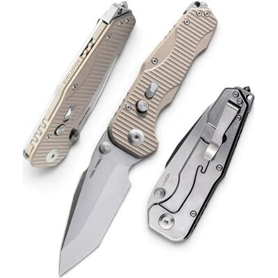Nóż Składany Real Steel Evolution Ironclad Tanto Thumb Stud D2 Coyote G10 Nóż Składany Real Steel Evolution Ironclad Tanto Thumb Stud D2 Coyote G10