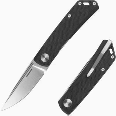 Nóż Składany Real Steel Luna Phantom Flipper 7007bs Liner Lock Satin D2 Black G10 Nóż Składany Real Steel Luna Phantom Flipper 7007bs Liner Lock Satin D2 Black G10