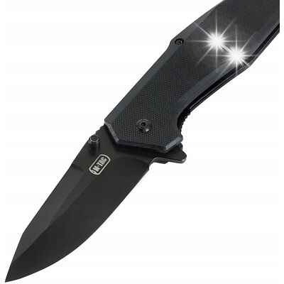 NÓŻ SKŁADANY Type 5 M-Tac Stal + Klips Czarny NÓŻ SKŁADANY Type 5 M-Tac Stal + Klips Czarny