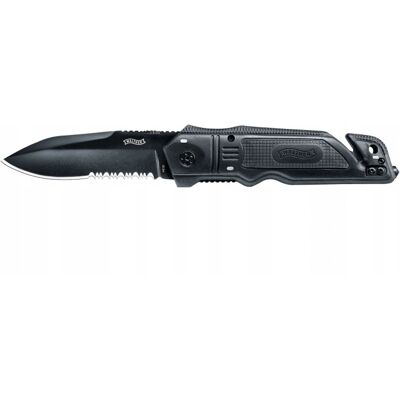 NÓŻ SKŁADANY WOJSKOWY RATOWNICZY WALTHER UMAREX CLIP-POINT EMERGENCY RESCUE NÓŻ SKŁADANY WOJSKOWY RATOWNICZY WALTHER UMAREX CLIP-POINT EMERGENCY RESCUE