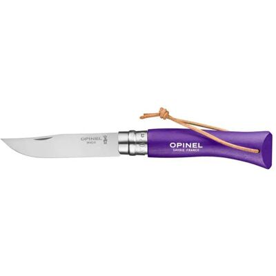 Nóż Składany Z Rzemykiem Opinel Colorama N°07 - Violet Nóż Składany Z Rzemykiem Opinel Colorama N°07 - Violet