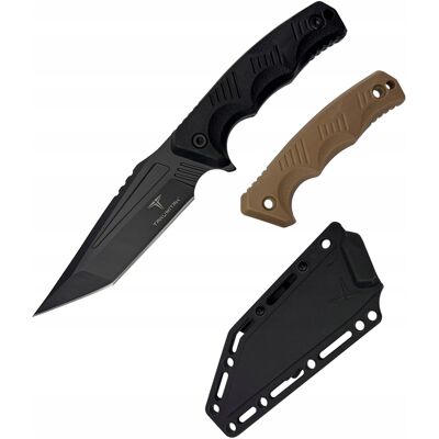 OEM Nóż Taktyczny Takumitak Reaper Black Brown Tkf305 Wojskowy Survival Tanto OEM Nóż Taktyczny Takumitak Reaper Black Brown Tkf305 Wojskowy Survival Tanto