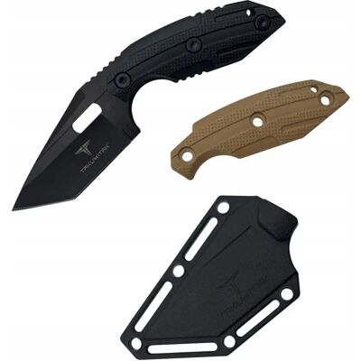OEM Nóż Takumitak Muted Black / Brown Tkf3s06 Taktyczny Survival Wojskowy Tanto OEM Nóż Takumitak Muted Black / Brown Tkf3s06 Taktyczny Survival Wojskowy Tanto