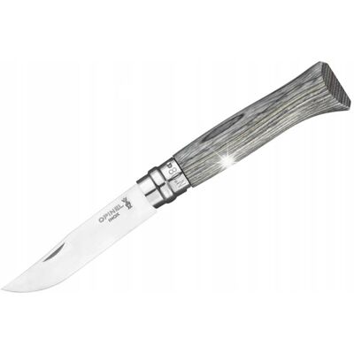 Opinel Nóż Inox Laminated Grey Natural 08 Opinel Nóż Inox Laminated Grey Natural 08