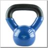 HMS, Kettlebell żeliwny pokryty winylem, KNV06 Blue, 6kg