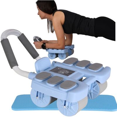 fit4med AB roller do ćwiczeń mięśni brzucha wheel kółko koło z odbiciem + mata fit4med AB roller do ćwiczeń mięśni brzucha wheel kółko koło z odbiciem + mata