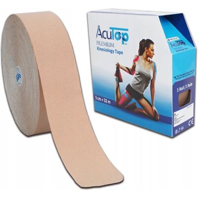 Acutop Premium Kinesiogy Tape - Beżowy 32M Acutop Premium Kinesiogy Tape - Beżowy 32M