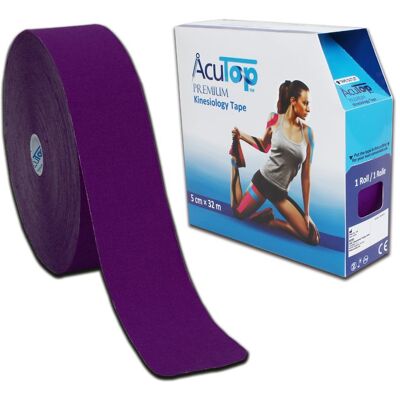 ACUTOP PREMIUM KINESIOLOGY TAPE - FIOLETOWY 32M ACUTOP PREMIUM KINESIOLOGY TAPE - FIOLETOWY 32M