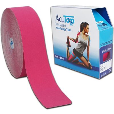 ACUTOP PREMIUM KINESIOLOGY TAPE - RÓŻOWY 32M ACUTOP PREMIUM KINESIOLOGY TAPE - RÓŻOWY 32M