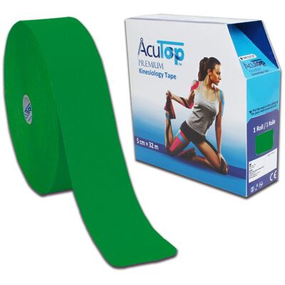 ACUTOP PREMIUM KINESIOLOGY TAPE - ZIELONY 32M ACUTOP PREMIUM KINESIOLOGY TAPE - ZIELONY 32M