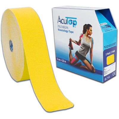 ACUTOP PREMIUM KINESIOLOGY TAPE - ŻÓŁTY 32M ACUTOP PREMIUM KINESIOLOGY TAPE - ŻÓŁTY 32M
