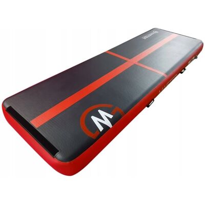 Airtrack Dmuchana Mata Gimnastyczna Master 300 X 100 X 20 Cm Black-Red Airtrack Dmuchana Mata Gimnastyczna Master 300 X 100 X 20 Cm Black-Red