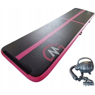Airtrack Dmuchana Mata Gimnastyczna Master 500 X 100 X 10 Cm Black-Pink Airtrack Dmuchana Mata Gimnastyczna Master 500 X 100 X 10 Cm Black-Pink