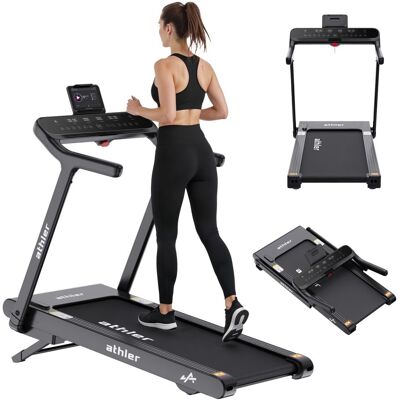 Bieżnia Elektryczna, DOMOWA, składana, Fitness, Athler Impala 60, 1-12 km/h, do 120kg, 12 programów treningowych Bieżnia Elektryczna, DOMOWA, składana, Fitness, Athler Impala 60, 1-12 km/h, do 120kg, 12 programów treningowych