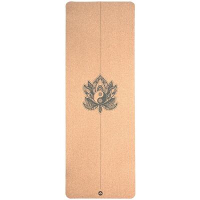 Bodhi Yoga Bodhi mata Yin Yang Kauczuk + korek 185x66 cm 4mm Bodhi Yoga Bodhi mata Yin Yang Kauczuk + korek 185x66 cm 4mm