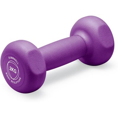Body Sculpture, Hantel neoprenowy 2kg Body Sculpture, Hantel neoprenowy 2kg