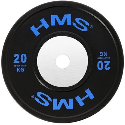 BTBR20 talerz olimpijski bumper 20 kg HMS do sztangi siłownia BTBR20 talerz olimpijski bumper 20 kg HMS do sztangi siłownia