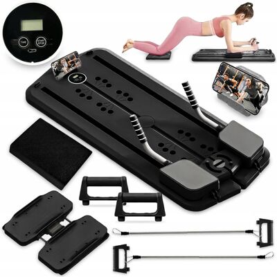 inna (Inny) DESKA DO ĆWICZEŃ PILATES REFORMER SLIDERY ĆWICZENIA JOGI CZARNA XL+ LICZNIK inna (Inny) DESKA DO ĆWICZEŃ PILATES REFORMER SLIDERY ĆWICZENIA JOGI CZARNA XL+ LICZNIK