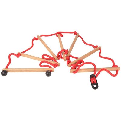 Meteor Drabinka 7-Stopniowa Linowa Sznurowa Prosta 180 Cm Meteor Drabinka 7-Stopniowa Linowa Sznurowa Prosta 180 Cm
