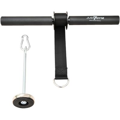 Just7Gym Drążek do ćwiczeń przedramion WRIST ROLLER Just7Gym Drążek do ćwiczeń przedramion WRIST ROLLER