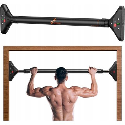 DRĄŻEK DO PODCIĄGANIA NA DRZWI REGULOWANY 75-94 CM SPORTNEER DO 200 KG DRĄŻEK DO PODCIĄGANIA NA DRZWI REGULOWANY 75-94 CM SPORTNEER DO 200 KG