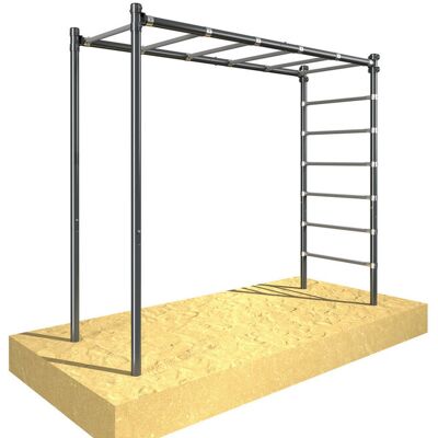 Drążek ogrodowy drabinka gimnastyczna pozioma i pionowa OCYNK Street workout UNDERFIT UF9884 Drążek ogrodowy drabinka gimnastyczna pozioma i pionowa OCYNK Street workout UNDERFIT UF9884