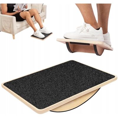 ZREE Drewniana Deska Balansowa Wobble Board Dla Dorosłych Antypoślizgowa ZREE Drewniana Deska Balansowa Wobble Board Dla Dorosłych Antypoślizgowa