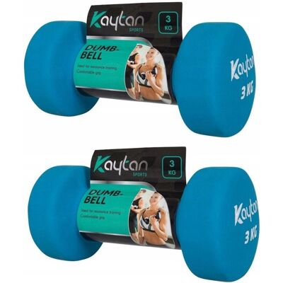 Inny producent DUMBBELL Odważnik Ciężarek Hantla Hantel 3 KG x 2 Inny producent DUMBBELL Odważnik Ciężarek Hantla Hantel 3 KG x 2