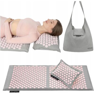 Duża mata XL do akupresury z kolcami 110x42cm 4FIZJO + PODUSZKA na ból Duża mata XL do akupresury z kolcami 110x42cm 4FIZJO + PODUSZKA na ból