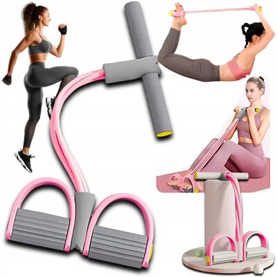 inna (Inny) EKSPANDER GUMA DO ĆWICZEŃ FITNESS RÓŻOWY NA NOGI GUMOWY GĄBKOWY DLA KOBIET inna (Inny) EKSPANDER GUMA DO ĆWICZEŃ FITNESS RÓŻOWY NA NOGI GUMOWY GĄBKOWY DLA KOBIET