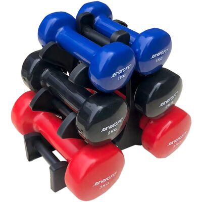 Enero Fit, Zestaw Hantli Vdb 12kg Stojak Choinka Enero Fit Enero Fit, Zestaw Hantli Vdb 12kg Stojak Choinka Enero Fit