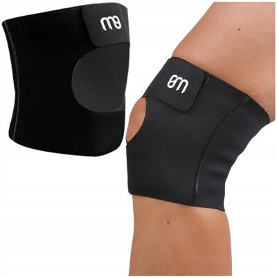 Mona FIT4MED stabilizator kolana elastyczny r.L orteza stawu kolanowego uniwersalna z silikonowymi pasami Mona FIT4MED stabilizator kolana elastyczny r.L orteza stawu kolanowego uniwersalna z silikonowymi pasami