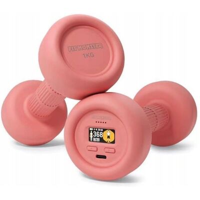 inna (Inny) Fitness Monster Smart ZESTAW HANTLI HANTELKI 2 x 1KG BLUETOOTH Z APLIKACJĄ inna (Inny) Fitness Monster Smart ZESTAW HANTLI HANTELKI 2 x 1KG BLUETOOTH Z APLIKACJĄ