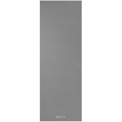Gaiam Essentials Mata Do Jogi 6 Mm Z Paskiem Szara 63317 Gaiam Essentials Mata Do Jogi 6 Mm Z Paskiem Szara 63317