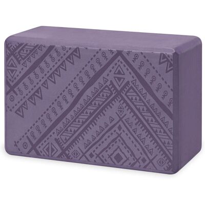 Gaiam, Kostka Do Jogi, Navajo Heron 63682, Fioletowy, 23x10x15cm Gaiam, Kostka Do Jogi, Navajo Heron 63682, Fioletowy, 23x10x15cm