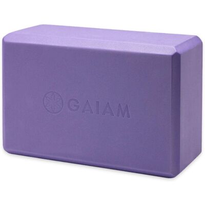 Gaiam - Yoga Block - Fioletowy - 7 cm - Yoga Block Gaiam - Yoga Block - Fioletowy - 7 cm - Yoga Block