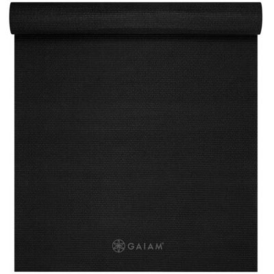Gaiam Mata Do Jogi Black 6mm 65761 Gaiam Mata Do Jogi Black 6mm 65761