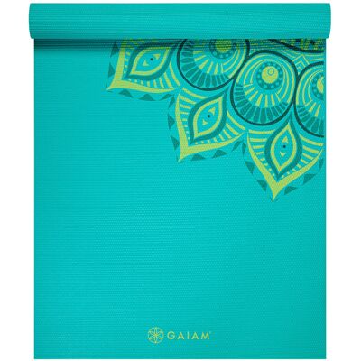 Gaiam Turkusowa Mata do Jogi - 6mm Premium - Unisex Gaiam Turkusowa Mata do Jogi - 6mm Premium - Unisex