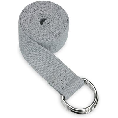 Gaiam, Poliestrowy Pasek Do Jogi, Szary, 183 Cm Gaiam, Poliestrowy Pasek Do Jogi, Szary, 183 Cm