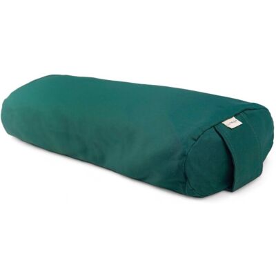 La Mujer green cotton - wałek z łuską gryki, wałek do jogi, bolster La Mujer green cotton - wałek z łuską gryki, wałek do jogi, bolster