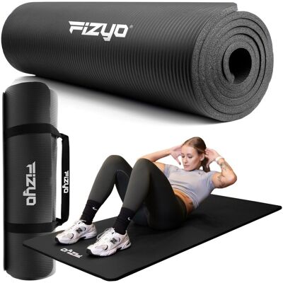 Fizyo Gruba mata gimnastyczna do ćwiczeń jogi i pilatesu 190x80 nbr fitness 1,5cm Fizyo Gruba mata gimnastyczna do ćwiczeń jogi i pilatesu 190x80 nbr fitness 1,5cm