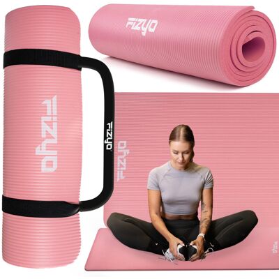 Fizyo GRUBA Mata Gimnastyczna do Ćwiczeń Jogi Pilatesu 190x60 NBR Fitness RÓŻOWA 1,5cm Fizyo GRUBA Mata Gimnastyczna do Ćwiczeń Jogi Pilatesu 190x60 NBR Fitness RÓŻOWA 1,5cm