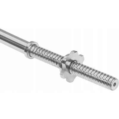 Gryf lekko łamany sztanga stalowy chrom gwintowany zaciski 120cm 25mm Rebel Gryf lekko łamany sztanga stalowy chrom gwintowany zaciski 120cm 25mm Rebel