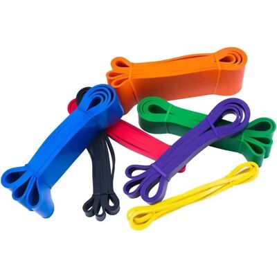 Inny producent Gumy do Ćwiczeń Oporowe Zestaw 7 gum Fitness Taśmy Inny producent Gumy do Ćwiczeń Oporowe Zestaw 7 gum Fitness Taśmy