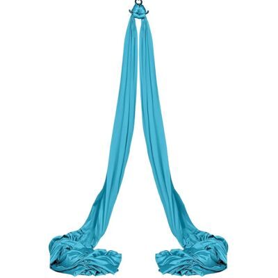 Vevor Hamak Aerial Yoga 10m Z Osprzętem 100gsm Nylon Do Treningu Niebieski Vevor Hamak Aerial Yoga 10m Z Osprzętem 100gsm Nylon Do Treningu Niebieski