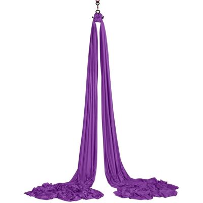Vevor Hamak Aerial Yoga 8m Z Osprzętem 100gsm Nylon Do Treningu Fioletowy Vevor Hamak Aerial Yoga 8m Z Osprzętem 100gsm Nylon Do Treningu Fioletowy