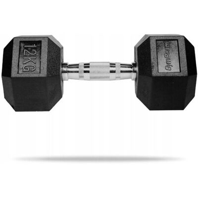 Hantel Heksagonalny 12kg - Gymbeam Hantel Heksagonalny 12kg - Gymbeam