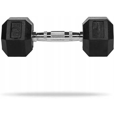 Hantel Heksagonalny 5kg - Gymbeam Hantel Heksagonalny 5kg - Gymbeam