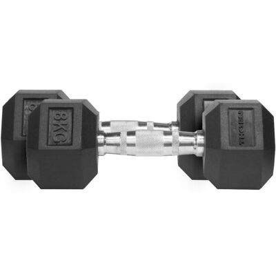 Hantel THORN FIT Hex Rubber Dumbbell 2x8kg Hantel THORN FIT Hex Rubber Dumbbell 2x8kg